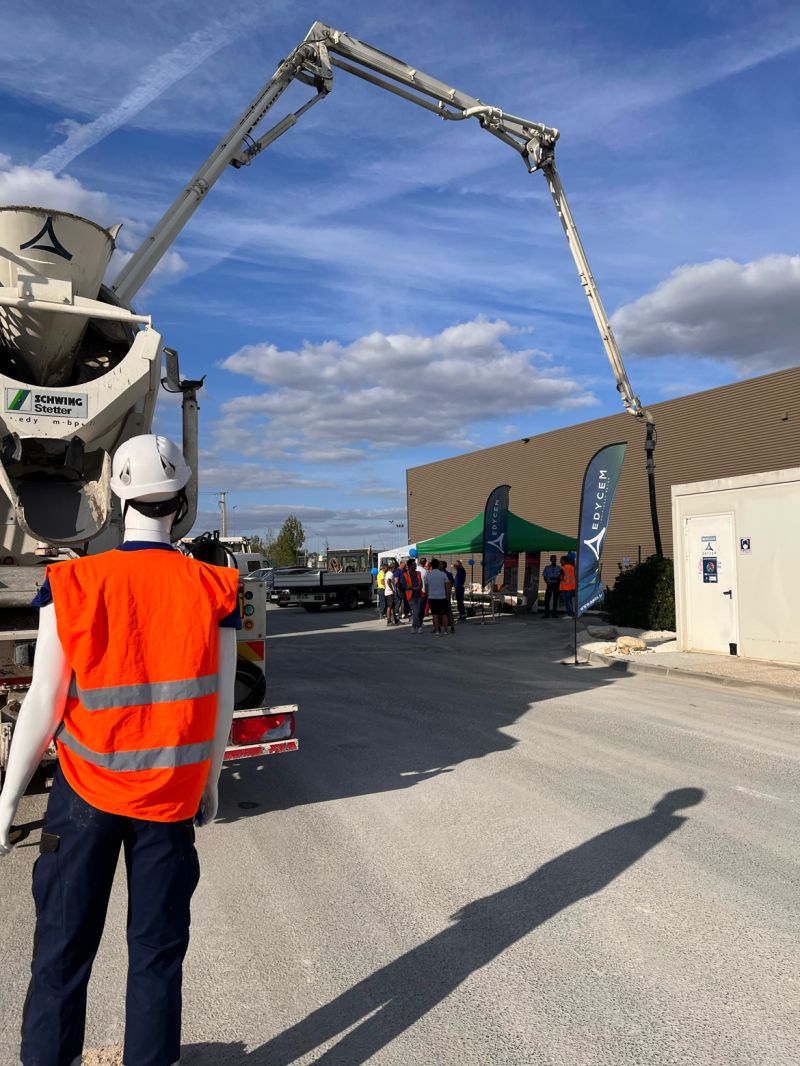 pompage béton prêt à l'emploi